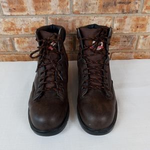 (Vegan) Brahma steel toe boots Sz 12